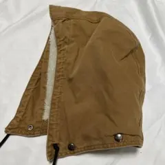 carhartt デトロイトジャケット　ブラウン　フード のみ　裏地ボア