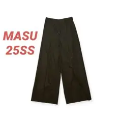 MASU 25SS エムエーエスユー ワイドスラックス ブラウン 46
