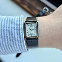 Vintage SEIKO 7321-6170 超硬 タンク型 1986年のサムネイル