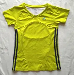 【USED】アディダス　トレーニングウェア　イエロー　サイズМ