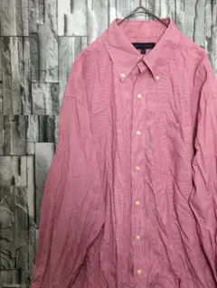 TOMMY HILFIGER 長袖シャツ＊ピンク　XLサイズ　＃B-2-8