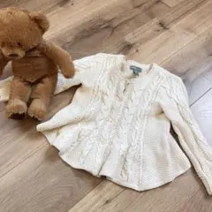 babyGAP ペプラムニットカーディガン  90  18-24month