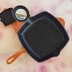 〈LE CREUSET 〉グリルパン おもちゃの2パック スキレットセットのサムネイル