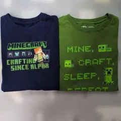 マイクラTシャツ 2枚セット 120.130