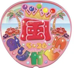 嵐　ファンサうちわ　ぷっくり風文　ハイビスカス　ありがとう　色と文字の変更可能