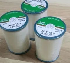 キルト糸 デュアルデューティ　256番　生成色　3本セット