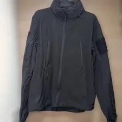 ロスコ ミリタリー 多機能ジャケット ブラック　隠しポケット多数