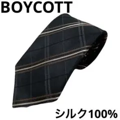 BOYCOTT ネクタイ シルク 高級 メンズのサムネイル