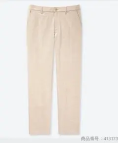 ［UNIQLO ］＊コットンリネンイージーパンツ（股下約73㎝）＊ベージュ /M