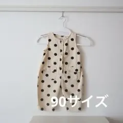 【値引き可能】ドット柄 サロペット 90サイズ 女の子 オールインワン韓国子供服