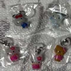 Hello kitty めじるしアクセサリー 4種類 5個セット