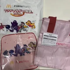 2026マクドナルド福袋 保冷バッグ　ハンドタオルセット