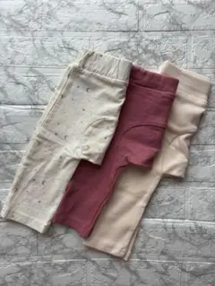 【美品】ベビー モンキーパンツ レギンス 3点セット 80サイズ