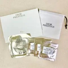 DIOR PRESTIGE サンプル ミニ巾着 台紙セット　洗顔　ファンデ