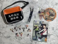 ハイキュー グッズ セット まとめ売り ポーチ 烏野 月島蛍 西谷夕 アクキー