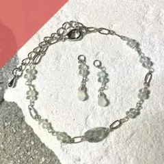 深碧-改Ⅱ】ロンドンブルートパーズ✴︎天然石ブレスレット - メルカリ