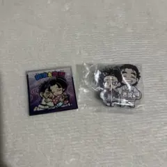 【鬼滅の刃】狛治＆恋雪ステッカー、狛治＆慶蔵キーホルダーの2点セット