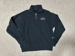 MANIAC ハーフジップ スウェット ブラック　Stray Kids