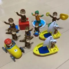 おさるのジョージ フィギュアセット　ハッピーセット