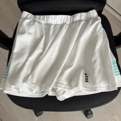 ゴーセン　ホワイト ストライプ ショートスコート