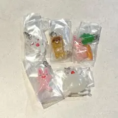 【匿名配送】ノンタン めじるしアクセサリー 2 コンプリートセット