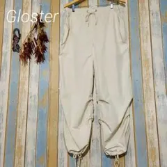 【Gloster 】✨個性的　シェフパンツ　イージーパンツ　ワークパンツ　Mのサムネイル