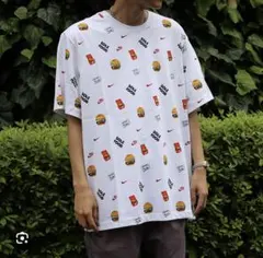 Nike ハンバーガー プリント Tシャツ L
