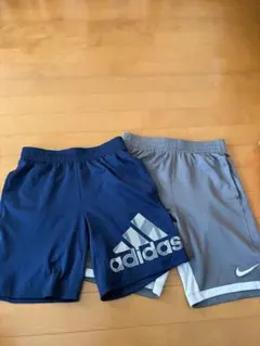アディダス　ナイキ　ハーフパンツ　２枚セット　150