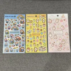 コロコロクリリン　マロンクリーム　たあ坊　箔押しシール　キャンドゥ　3点セットのサムネイル