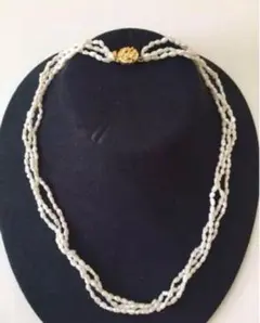 ❗️激安価格❗️新品❗️３連の淡水ベビーパールネックレス