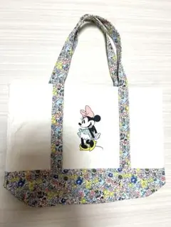 【未使用品】ミニーマウス トートバッグ エコバッグ 花柄