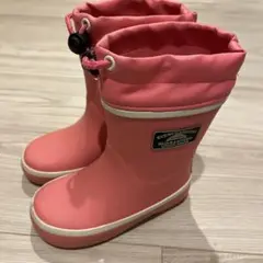【9/30限り値下げ】ピンク 長靴 スノーシューズスタイル15cm