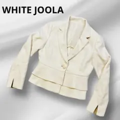 【大特価】WHITE JOOLA アイボリー テーラードジャケット 11AR