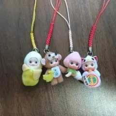 御当地キューピー　ストラップセット 4種