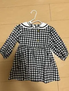 アプレレクール チェックセーラーワンピース90サイズ
