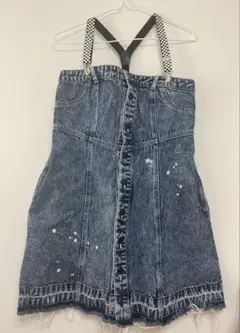 xgirl デニムサロペット インディゴブルー