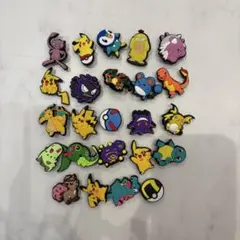 ポケモン　シビッツ　クロックス　飾り　キャラクター　まとめ売り　24個　①