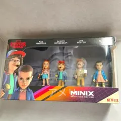 【外箱破れあり】ストレンジャー・シングス MINIX フィギュア 4体セット