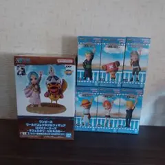 【新品 未開封】ワンピース ワーコレ 仲間の印 ウソップ ナミ 計5体セット BANPRESTO ワンピース ワールドコレクタブルフィギュア 「仲間の印だ