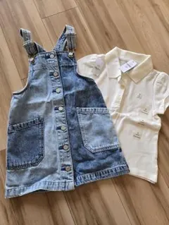 GAP　新品未使用　デニムワンピース&ポロシャツ