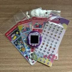 Tamagotchi Uni パープル たまバースチケット3点 プチプチシール