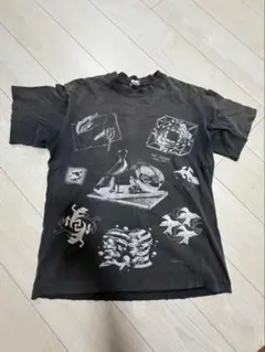 81615様専用◎エッシャー マルチプリント Tシャツ アメリカ製 90's