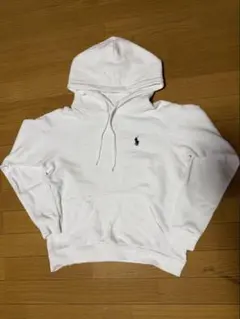 Polo Ralph Lauren ホワイトパーカー XS 正規品　フーディー