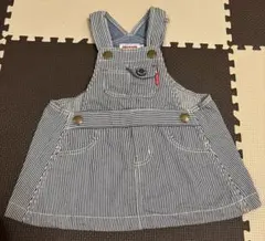 ミキハウスジャンパースカート　70-80 Sサイズ