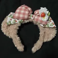 東京ディズニーシー シェリーメイ ハートフェルトストロベリーギフト カチューシャ