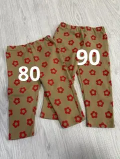 マーキーズ　レギンス　80cm 90cm 2点セット