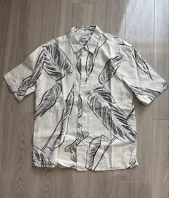ZARA リーフ柄 半袖シャツ REGULAR FITのサムネイル