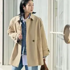 最終値下げ　タグ付き　テントライン ミドル コート -撥水-