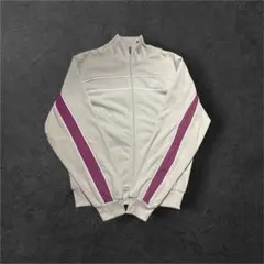 00s y2k NIKE センターロゴ ロンT アームライン グレージュ ロゴ 