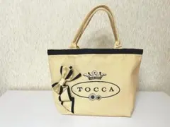 【美品】TOCCA トートバッグ リボン付きのサムネイル